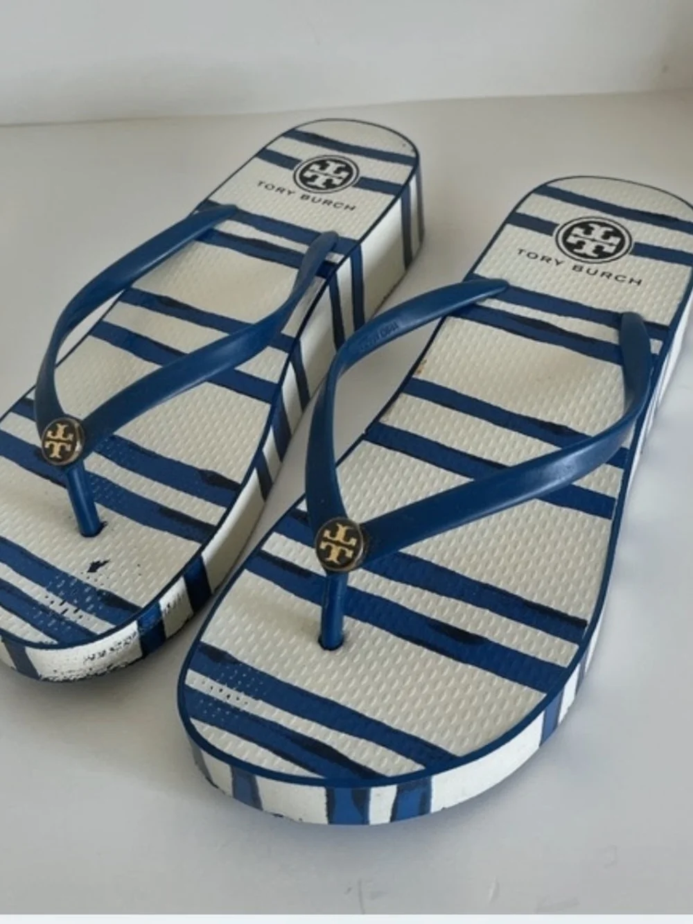 Tory Burch Blue & White Stripe Men’s Bag